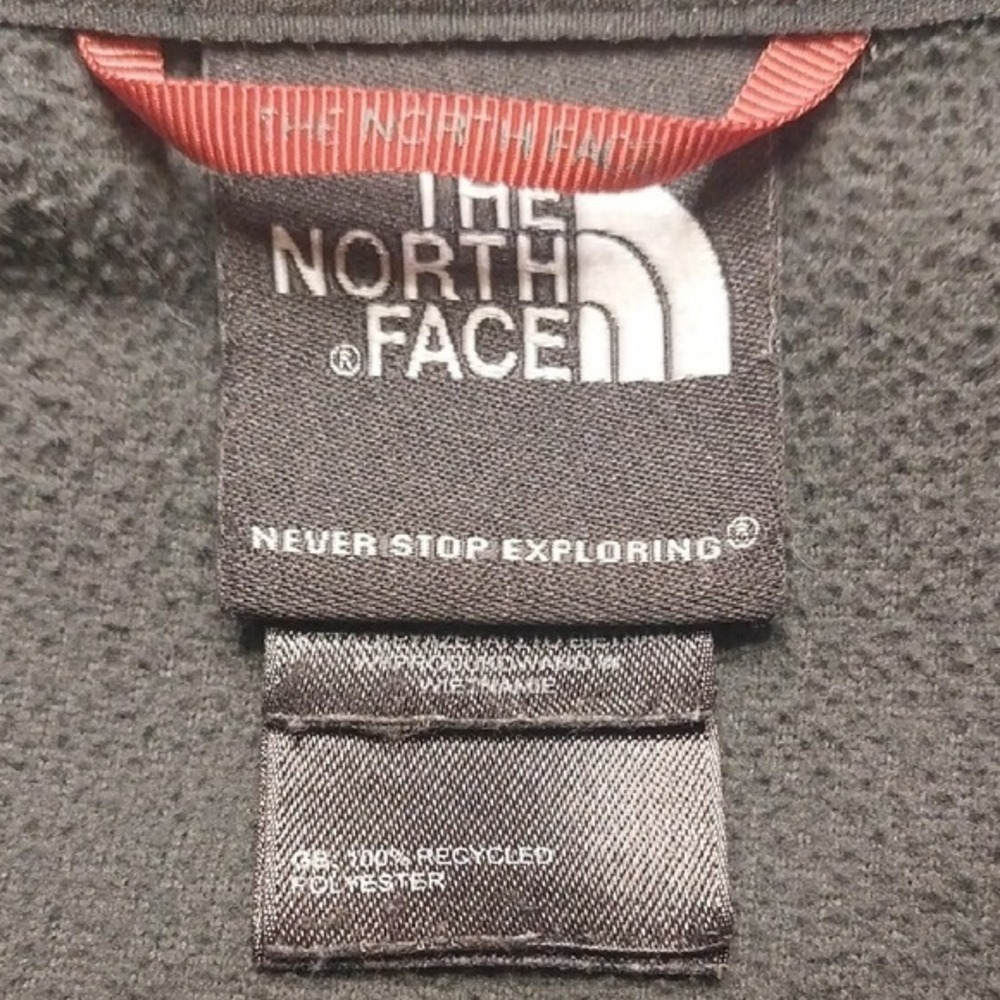 The North Face Men's XL Flight Series 1/4 Zip Fleece Pullover Sweatshirt Dk Gray - Picture 4 of 9